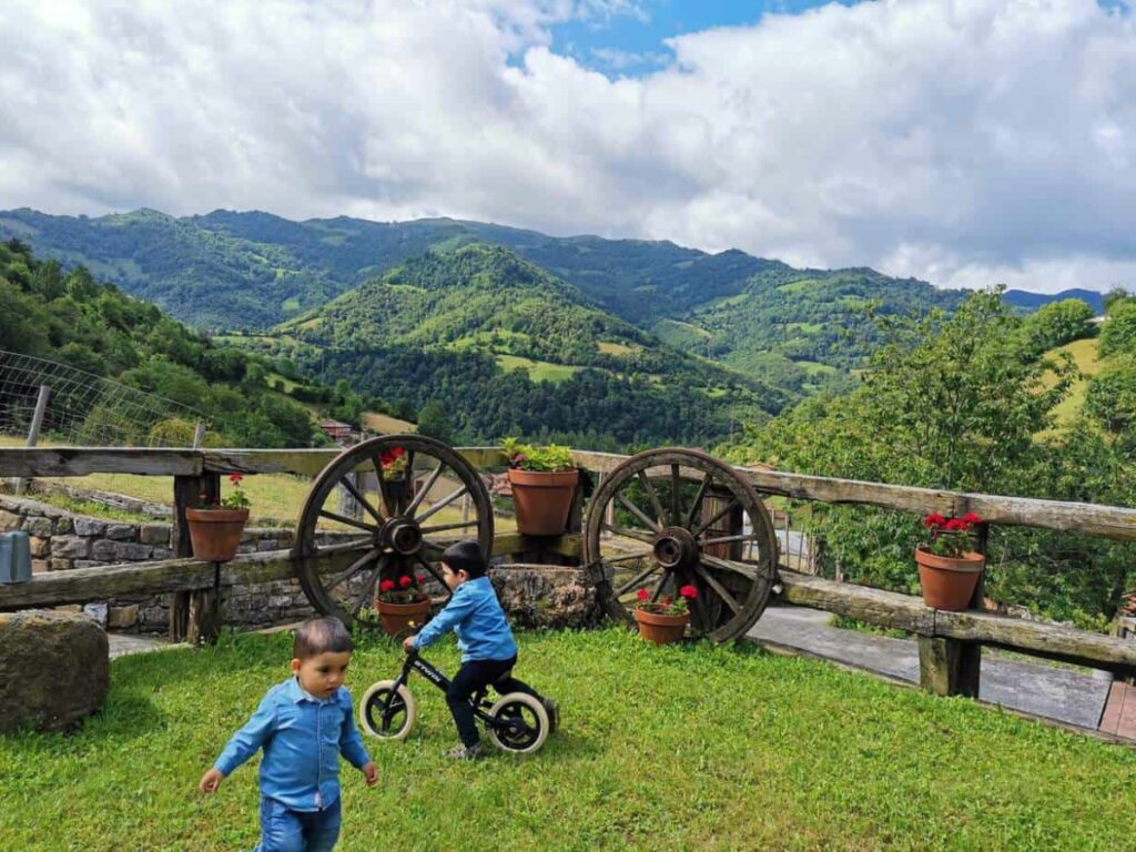 instagrammable view in casona de el castañiu