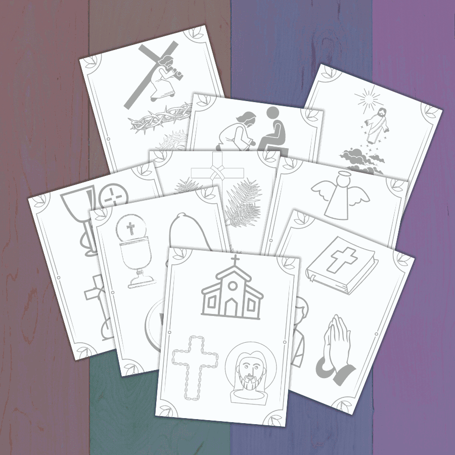 free lenten coloring pages for toddlers