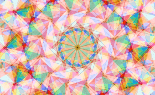 a photo of a mixture of different colors and abstract shapes to signify avoid extreme styles and colors as one of the modest dressing tips for moms