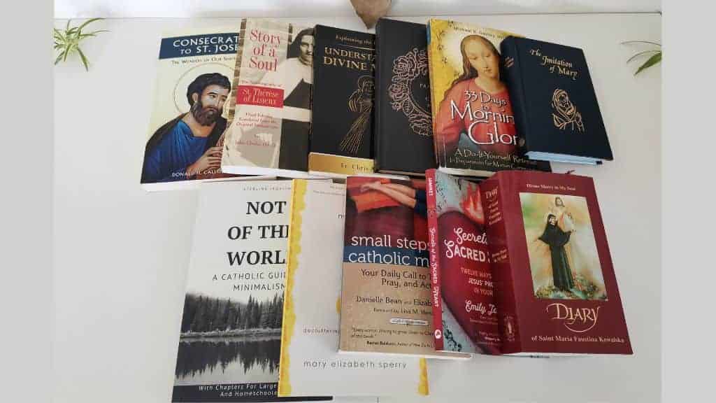 photo of some of the best Catholic books for moms