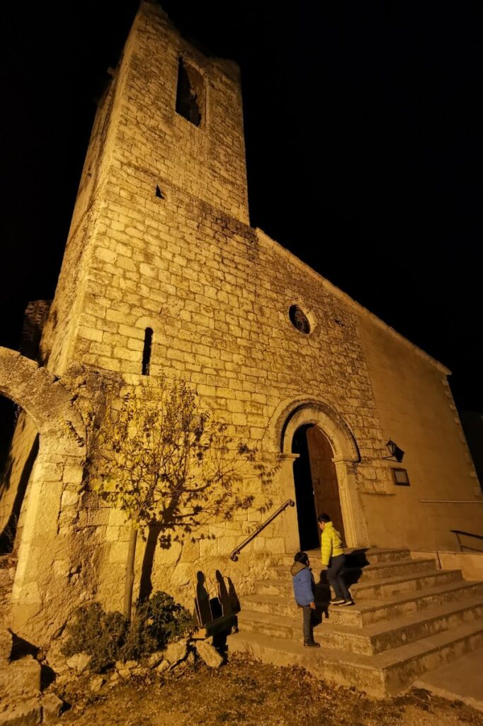 photo of one of the small churches near our place with a Mass schedule every Wednesday - to signify going to Mass more than once a week as part of Catholic New Year's resolutions